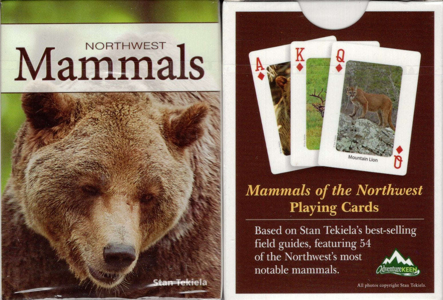 PlayingCardDecks.com-Northwest Mammals Playing Cards