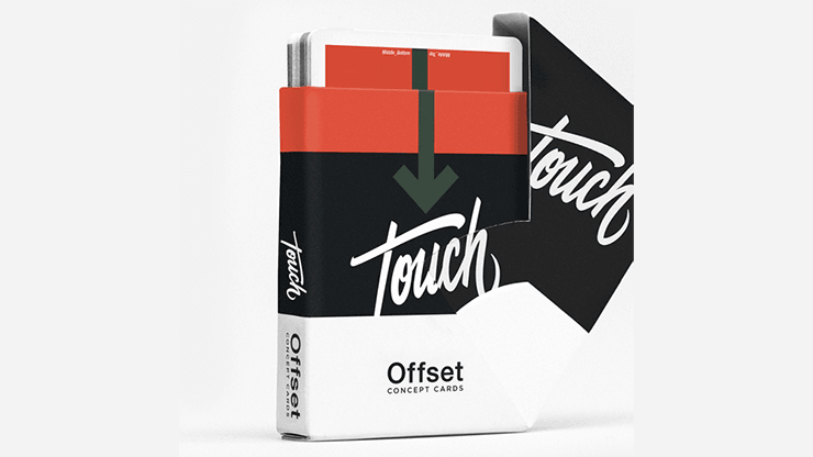 PlayingCardDecks.com-Offset Orange Touch Cardistry Playing Cards USPCC