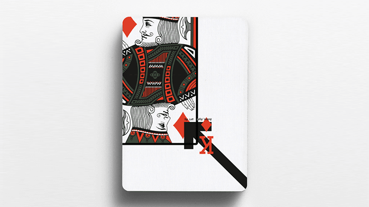 PlayingCardDecks.com-Offset Orange Touch Cardistry Playing Cards USPCC