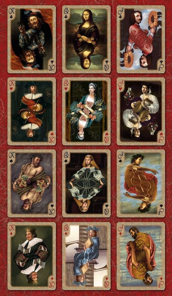 PlayingCardDecks.com-Old Masters v2 Bicycle Playing Cards