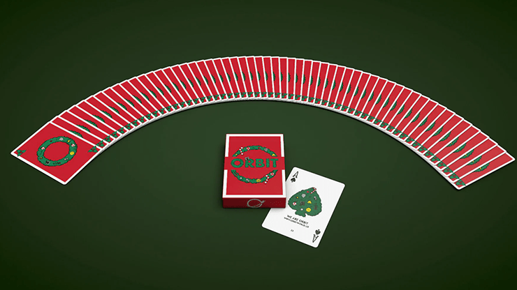 PlayingCardDecks.com-Orbit Christmas v2 Playing Cards USPCC