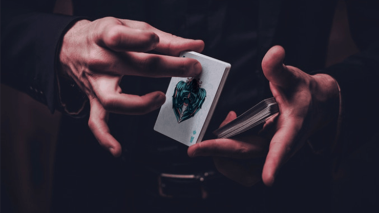 PlayingCardDecks.com-Owl Blue Playing Cards HCPC