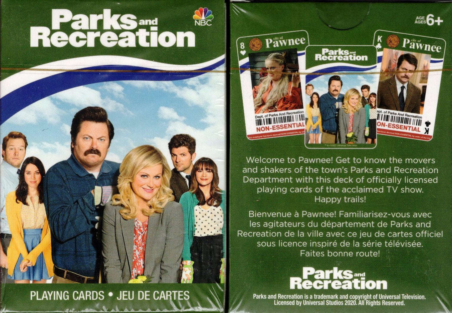 PlayingCardDecks.com-Parks & Recreation Playing Cards Aquarius