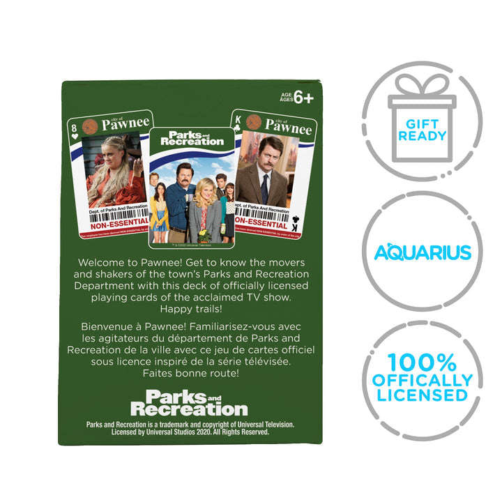 PlayingCardDecks.com-Parks & Recreation Playing Cards Aquarius