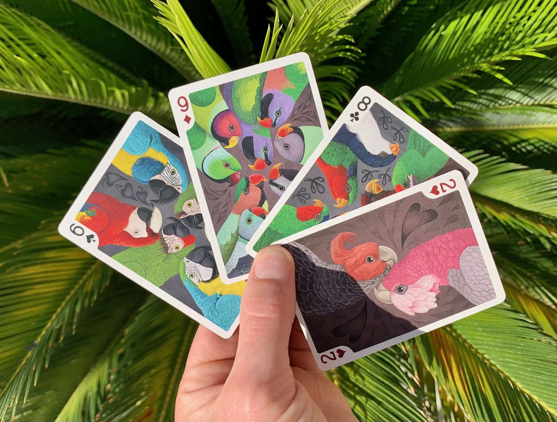 Parrot Extinct Bicycle Playing Cards