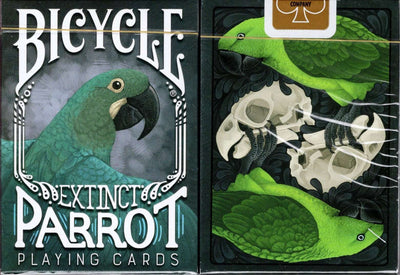 PlayingCardDecks.com-Parrot Extinct Gilded Bicycle Playing Cards