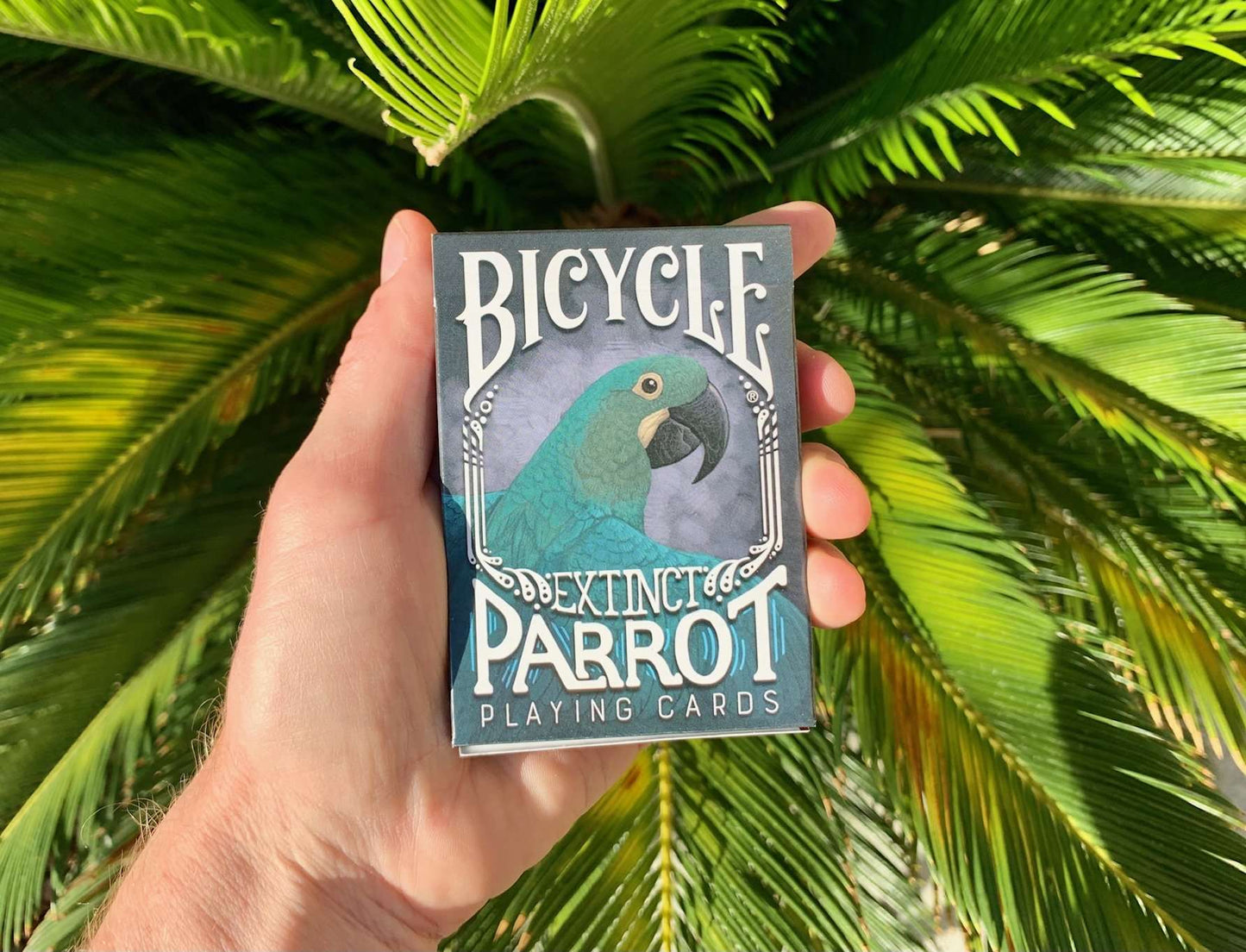 PlayingCardDecks.com-Parrot Extinct Gilded Bicycle Playing Cards