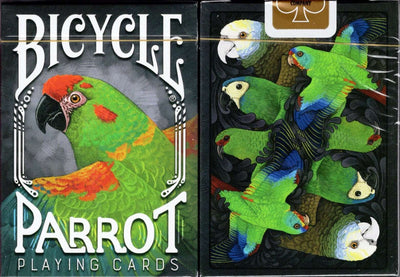 PlayingCardDecks.com-Parrot Gilded Bicycle Playing Cards