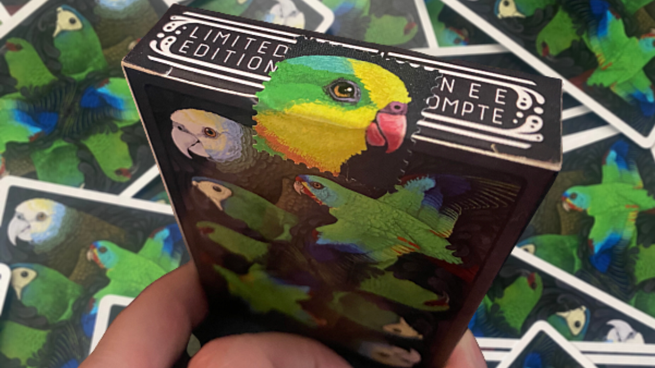 PlayingCardDecks.com-Parrot Prototype Playing Cards MPC