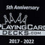 PlayingCardDecks.com-PCD 5th Anniversary Can Cooler