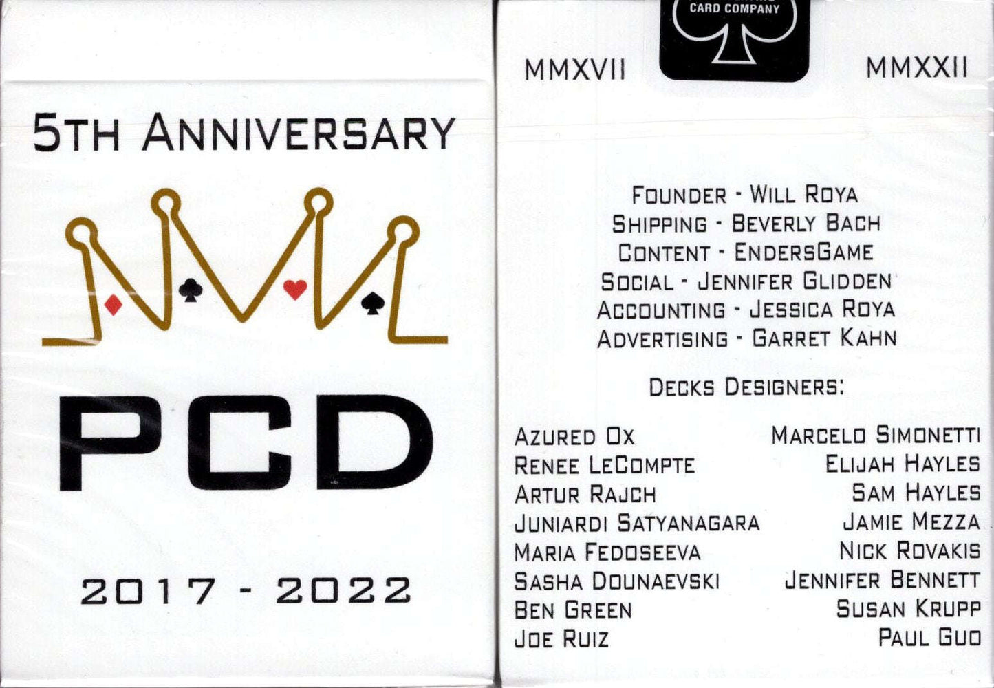 PlayingCardDecks.com-PCD 5th Anniversary Playing Cards USPCC