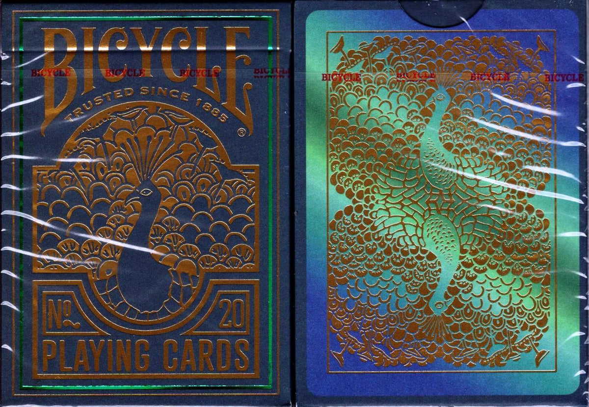 Peacock Bicycle Playing Cards – PlayingCardDecks.com