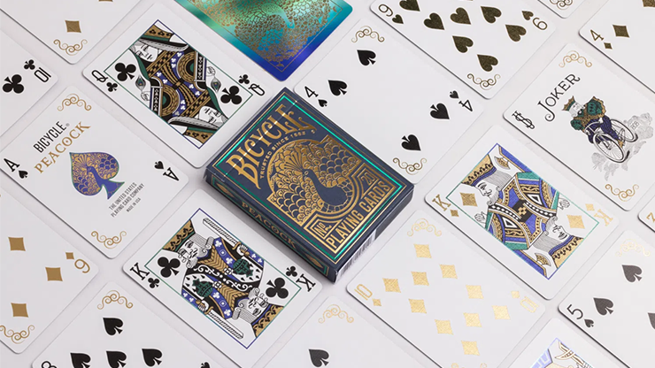 PlayingCardDecks.com-Peacock Bicycle Playing Cards