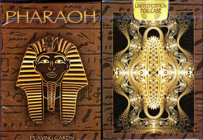 PlayingCardDecks.com-Pharaoh Limited Foil Case Playing Cards USPCC