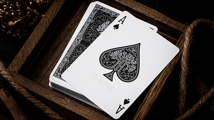 PlayingCardDecks.com-Philtre Silver Marked Playing Cards USPCC