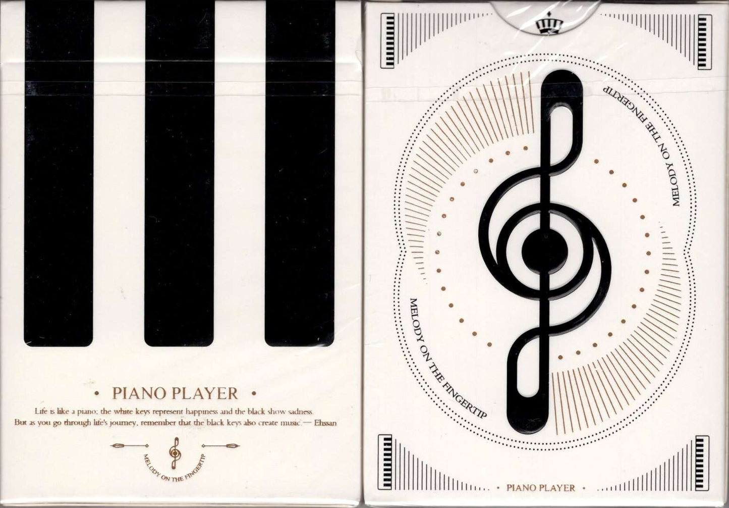 Piano Player Playing Cards MPC