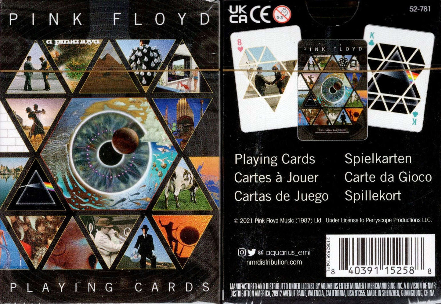 PlayingCardDecks.com-Pink Floyd Playing Cards Aquarius