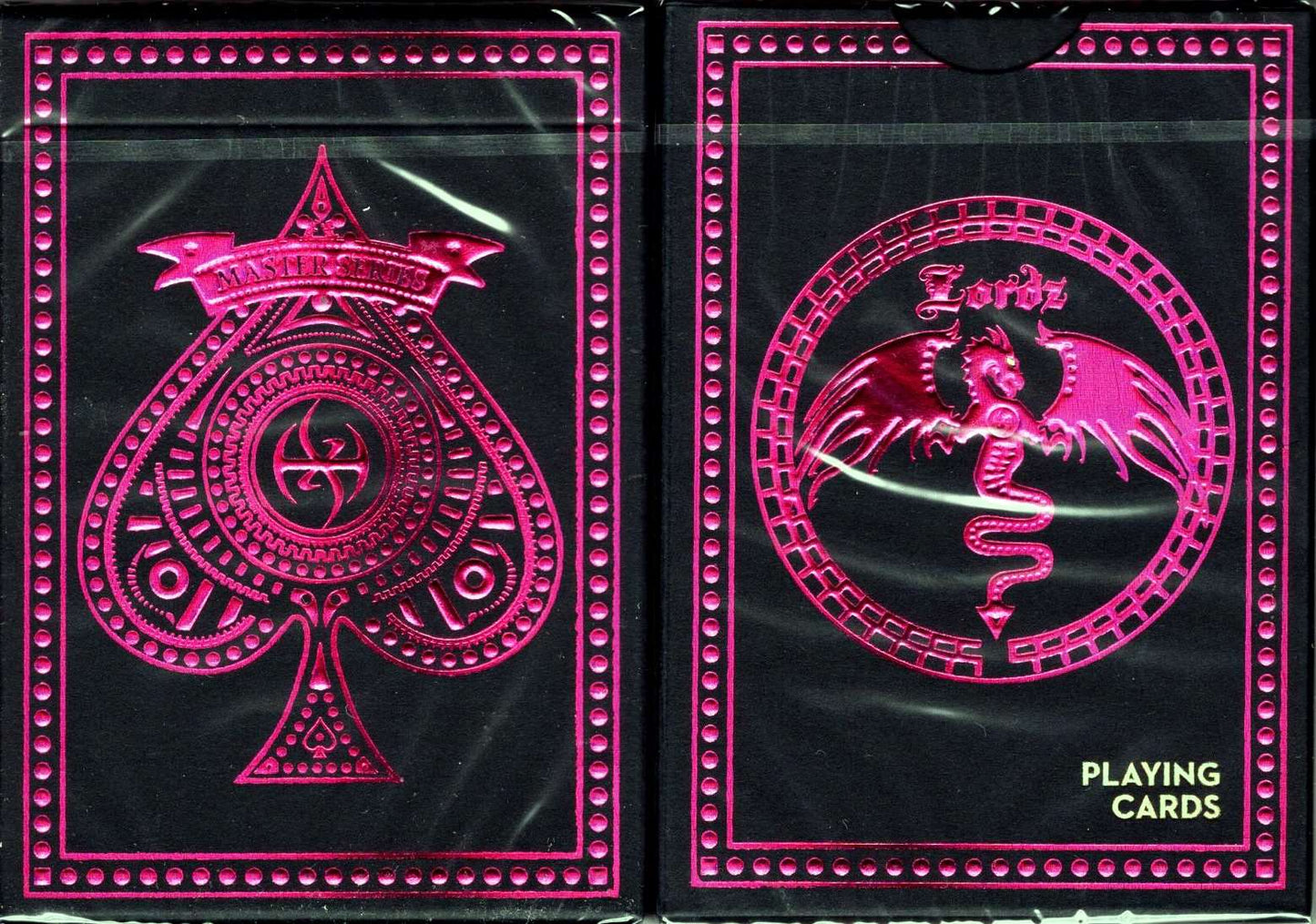 PlayingCardDecks.com-Pink Ruby Lordz Deluxe Playing Cards USPCC