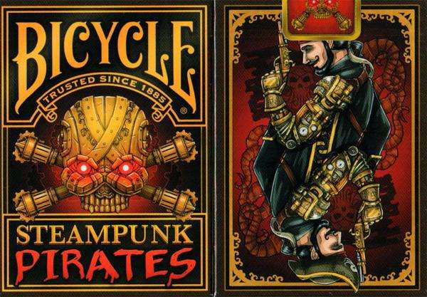 PlayingCardDecks.com-Steampunk Pirates Bicycle Playing Cards
