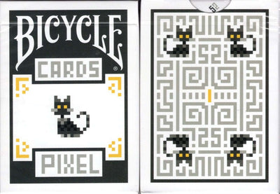 PlayingCardDecks.com-Pixel Cat Bicycle Playing Cards