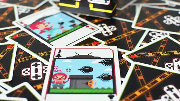 PlayingCardDecks.com-Pixel Clown Playing Cards