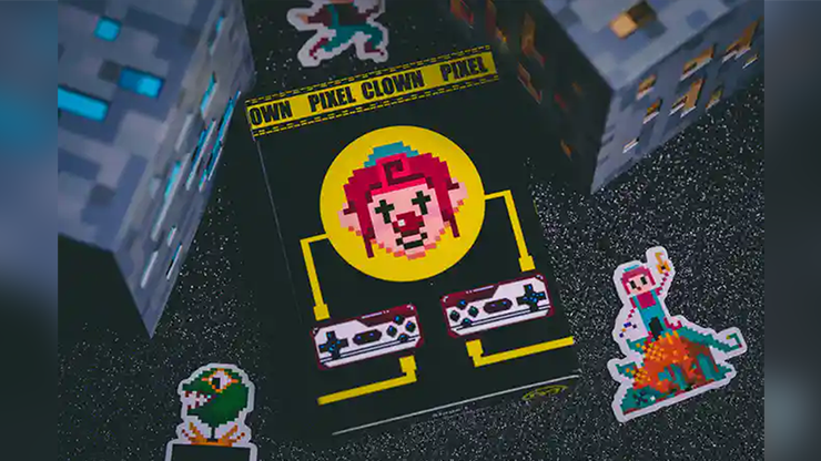 PlayingCardDecks.com-Pixel Clown Playing Cards