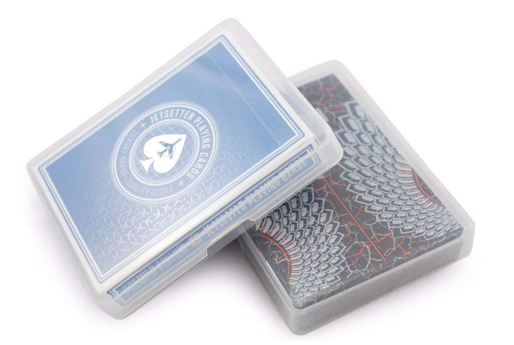 PlayingCardDecks.com-1 Dozen Clear Plastic Boxes for Regular Sized Playing Cards in Tuck Case