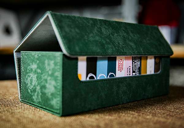PlayingCardDecks.com-Playing Card Collection 12 Deck Box Green
