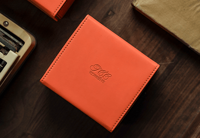 PlayingCardDecks.com-Playing Card Collection 6 Deck Box Orange