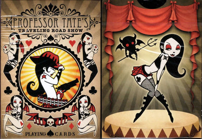 PlayingCardDecks.com-Professor Tate's Travelling Road Show Vintage Playing Cards USPCC