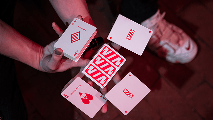 PlayingCardDecks.com-Prototype Supreme Red Playing Cards HCPC