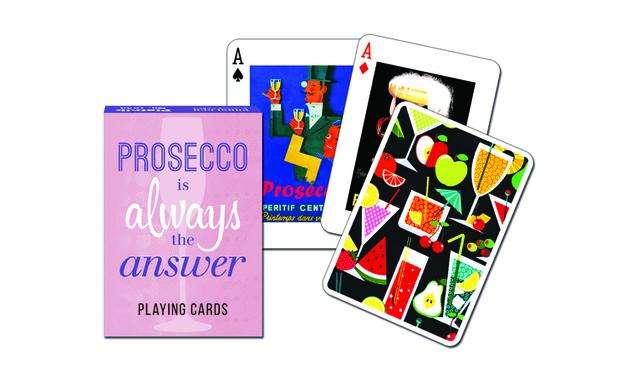 PlayingCardDecks.com-Prosecco is Always the Answer Playing Cards Piatnik