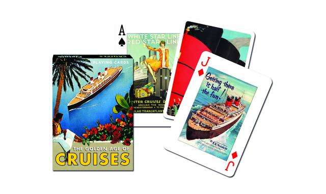 PlayingCardDecks.com-The Golden Age of Cruises Playing Cards Piatnik