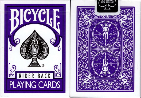 Purple Rider Back Bicycle Playing Cards with Gaff Cards and 1 Joker –  PlayingCardDecks.com
