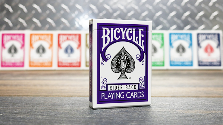 Purple Rider Back Bicycle Playing Cards – PlayingCardDecks.com