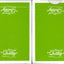 PlayingCardDecks.com-Quality Bee Lime Green Playing Cards USPCC