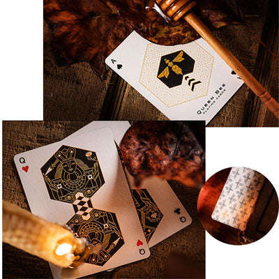 PlayingCardDecks.com-Queen Bee Reloads (No Box) Playing Cards Cartamundi