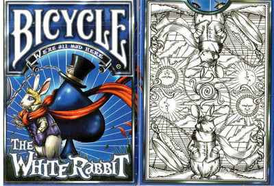 PlayingCardDecks.com-White Rabbit Bicycle Playing Cards