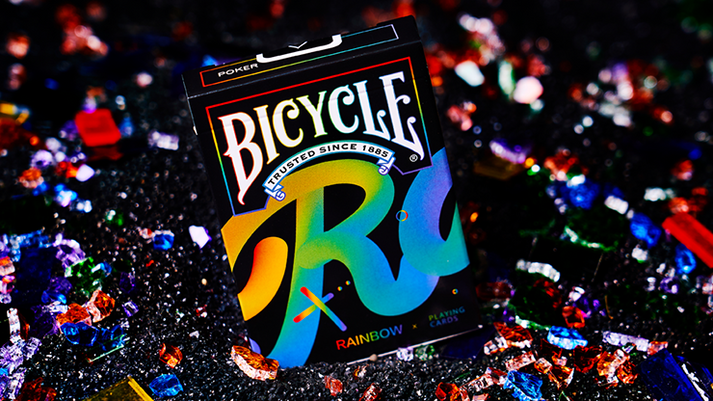 Rainbow Bicycle Playing Cards – PlayingCardDecks.com