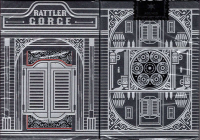 PlayingCardDecks.com-Rattler Gorge Noir Gilded Playing Cards Cartamundi