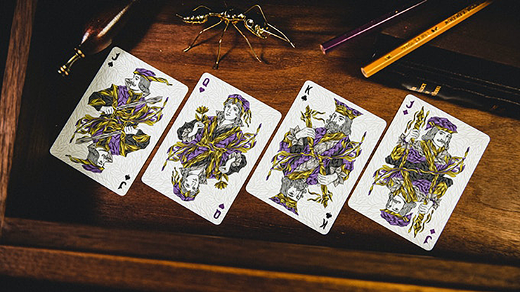 PlayingCardDecks.com-Rebirth Purple Playing Cards TWPCC