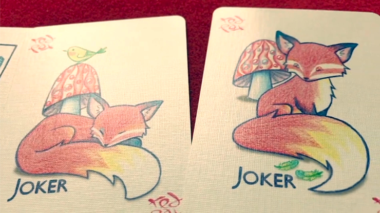 PlayingCardDecks.com-Red Fox v1.1 Purple Playing Cards USPCC