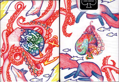 PlayingCardDecks.com-Red Fox v2 w/ 3D Glasses Playing Cards USPCC