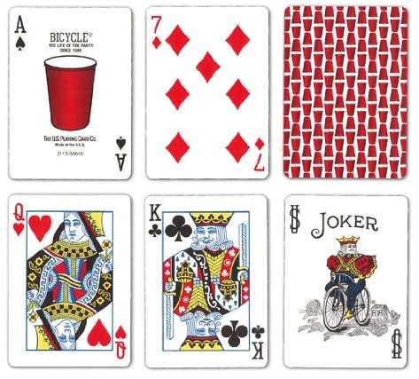PlayingCardDecks.com-Red Party Cup Bicycle Playing Cards