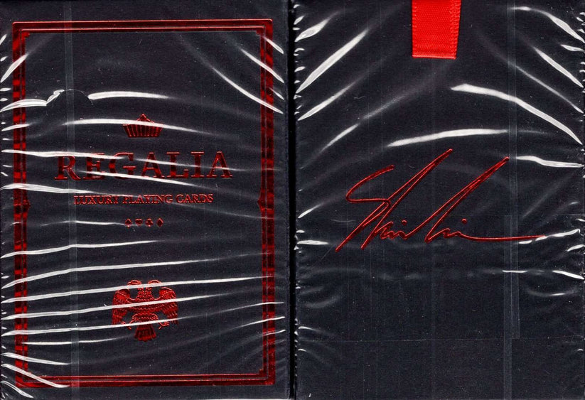 Regalia Signature Red Playing Cards Cartamundi – PlayingCardDecks.com