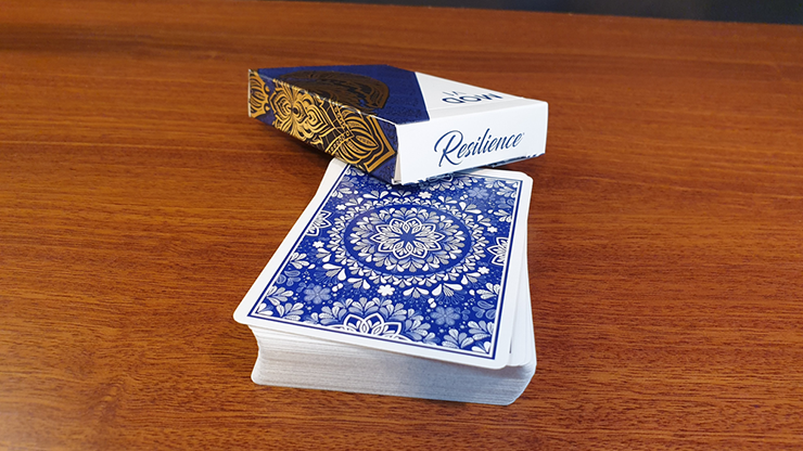 PlayingCardDecks.com-Resilience Blue Marked Playing Cards USPCC