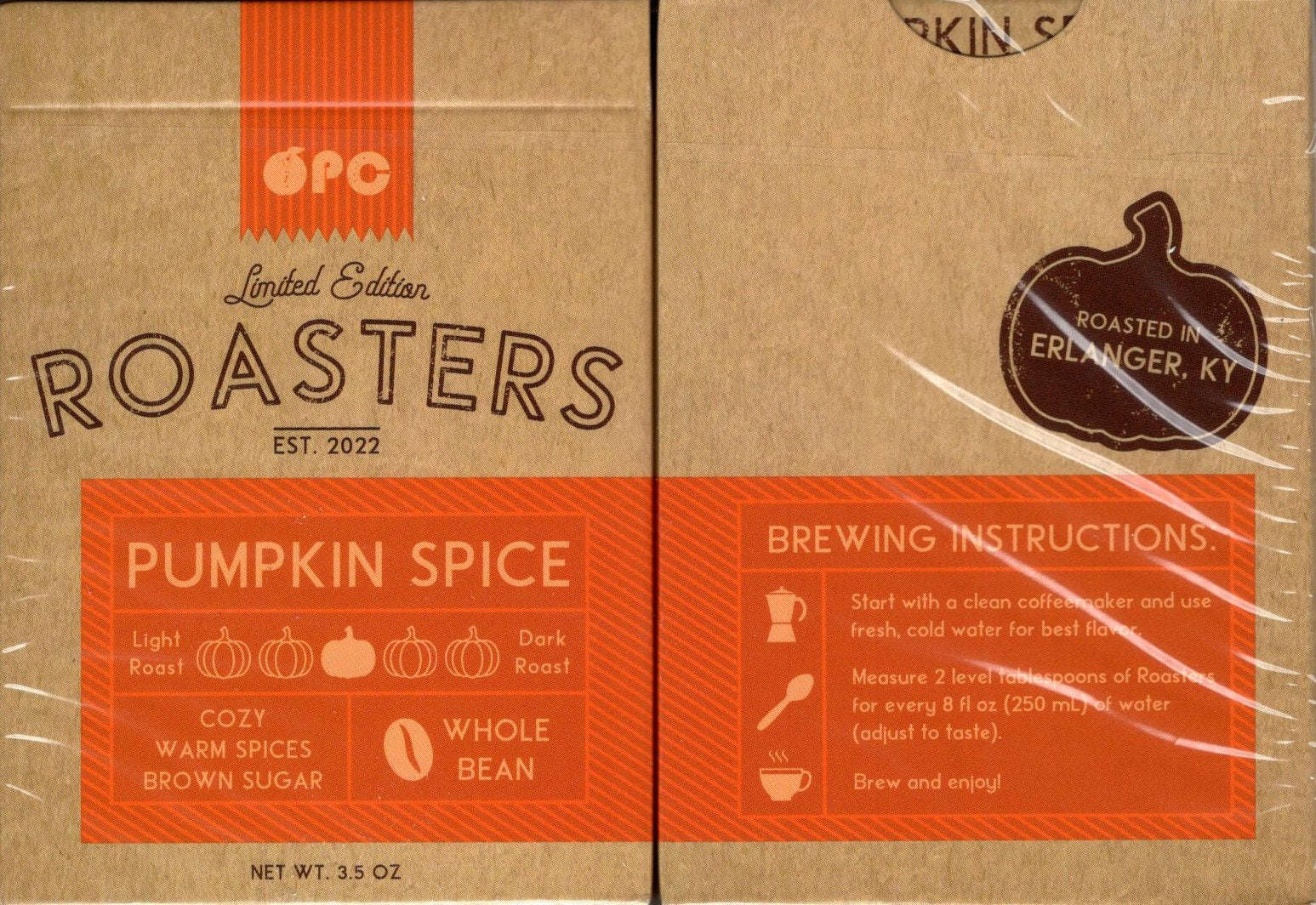 PlayingCardDecks.com-Roasters v2 Pumpkin Spice Playing Cards USPCC