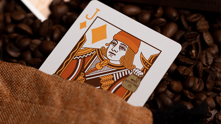 PlayingCardDecks.com-Roasters v2 Pumpkin Spice Playing Cards USPCC