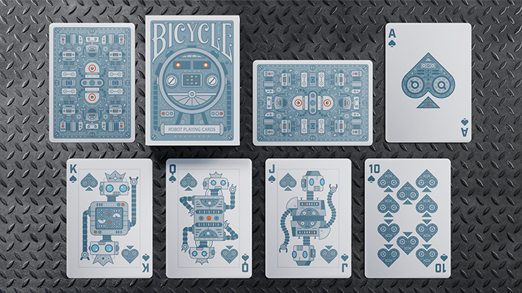 PlayingCardDecks.com-Robot Bicycle Playing Cards