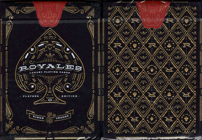 PlayingCardDecks.com-Royales Players Noir Marked Playing Cards USPCC